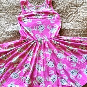 Dot dot smile crab tank dress